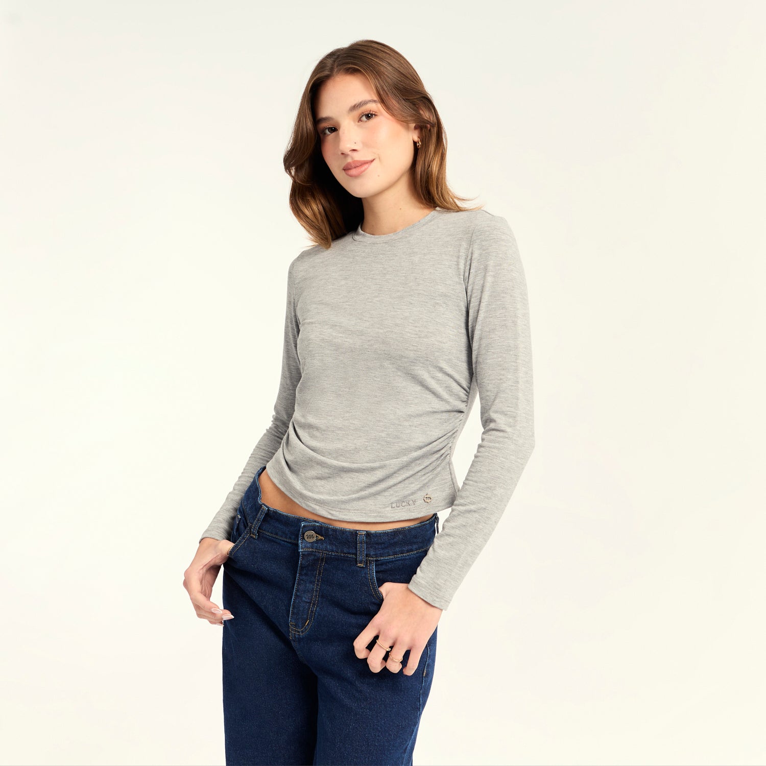 Polo Nadine Gris