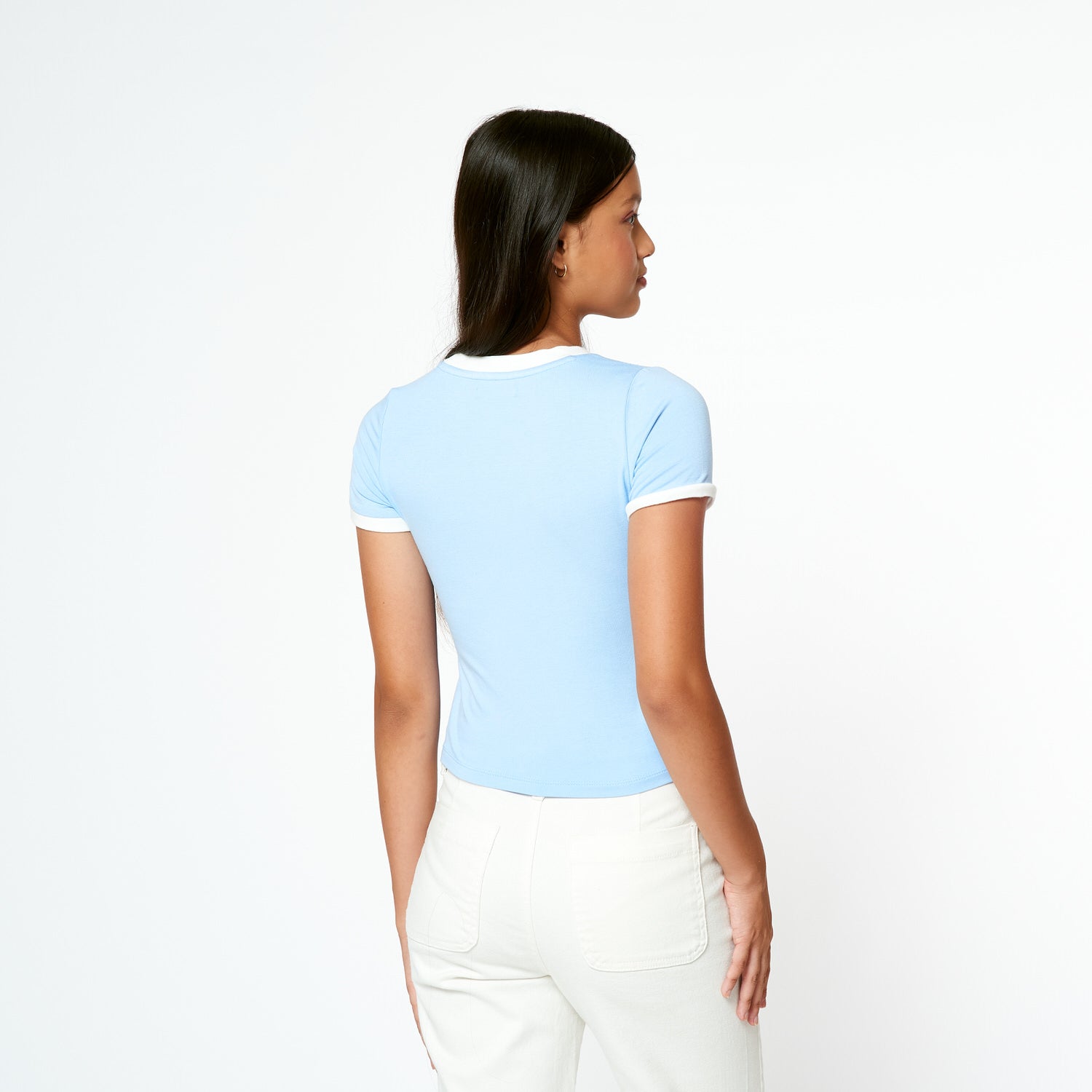 Polo New Rayas Celeste