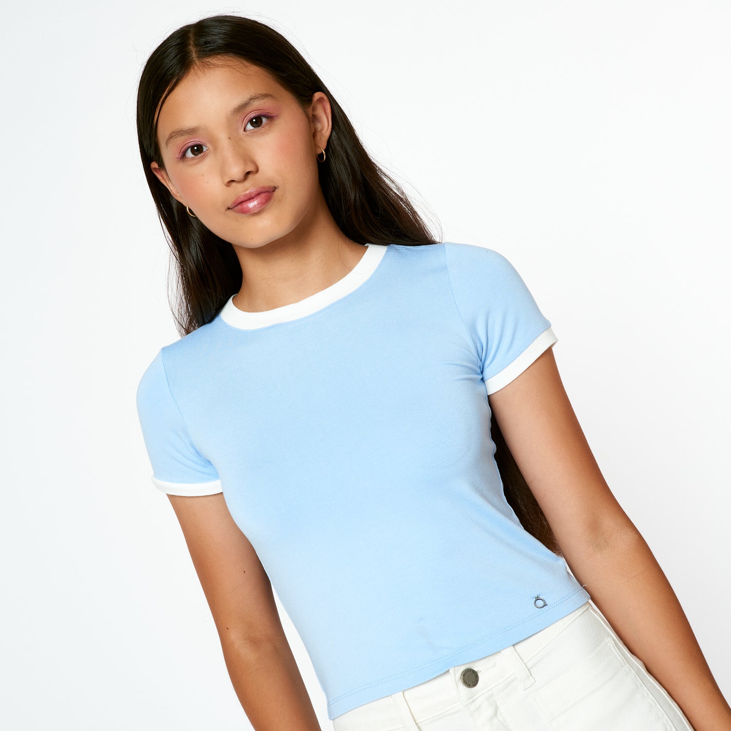 Polo New Rayas Celeste