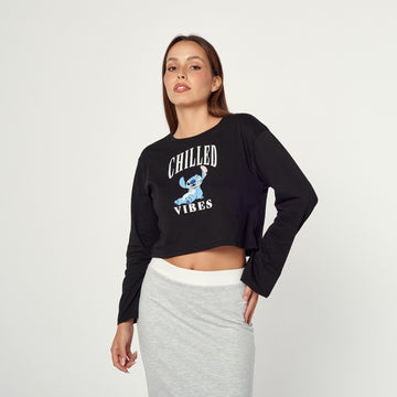 Polo Stitch Relax Negro