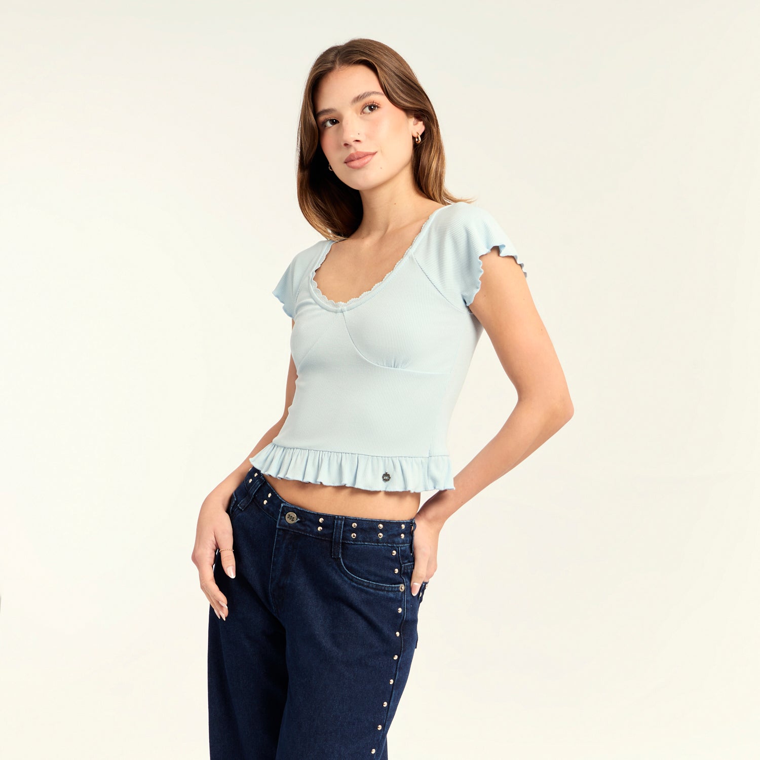 Polo Nessy Celeste