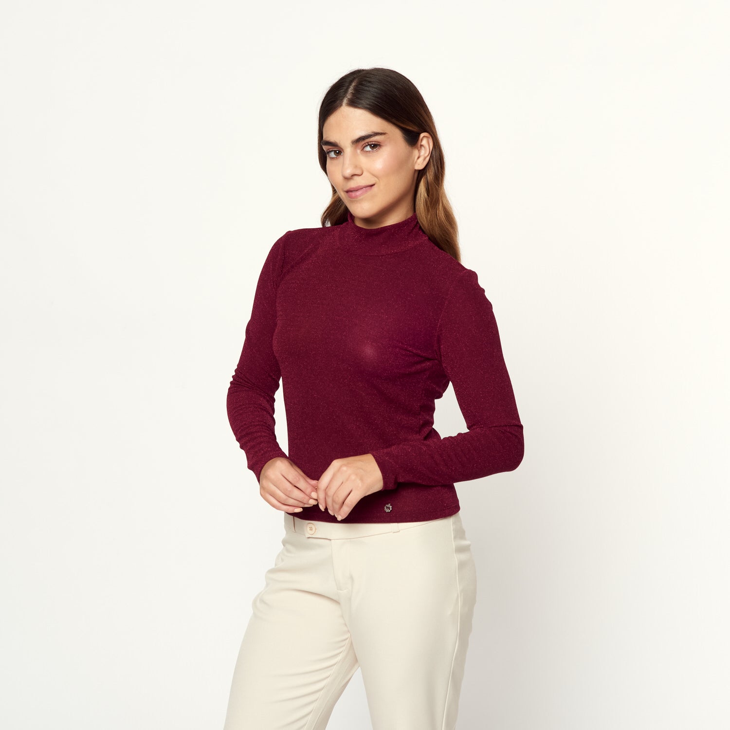 Polo Olivia Burgundy