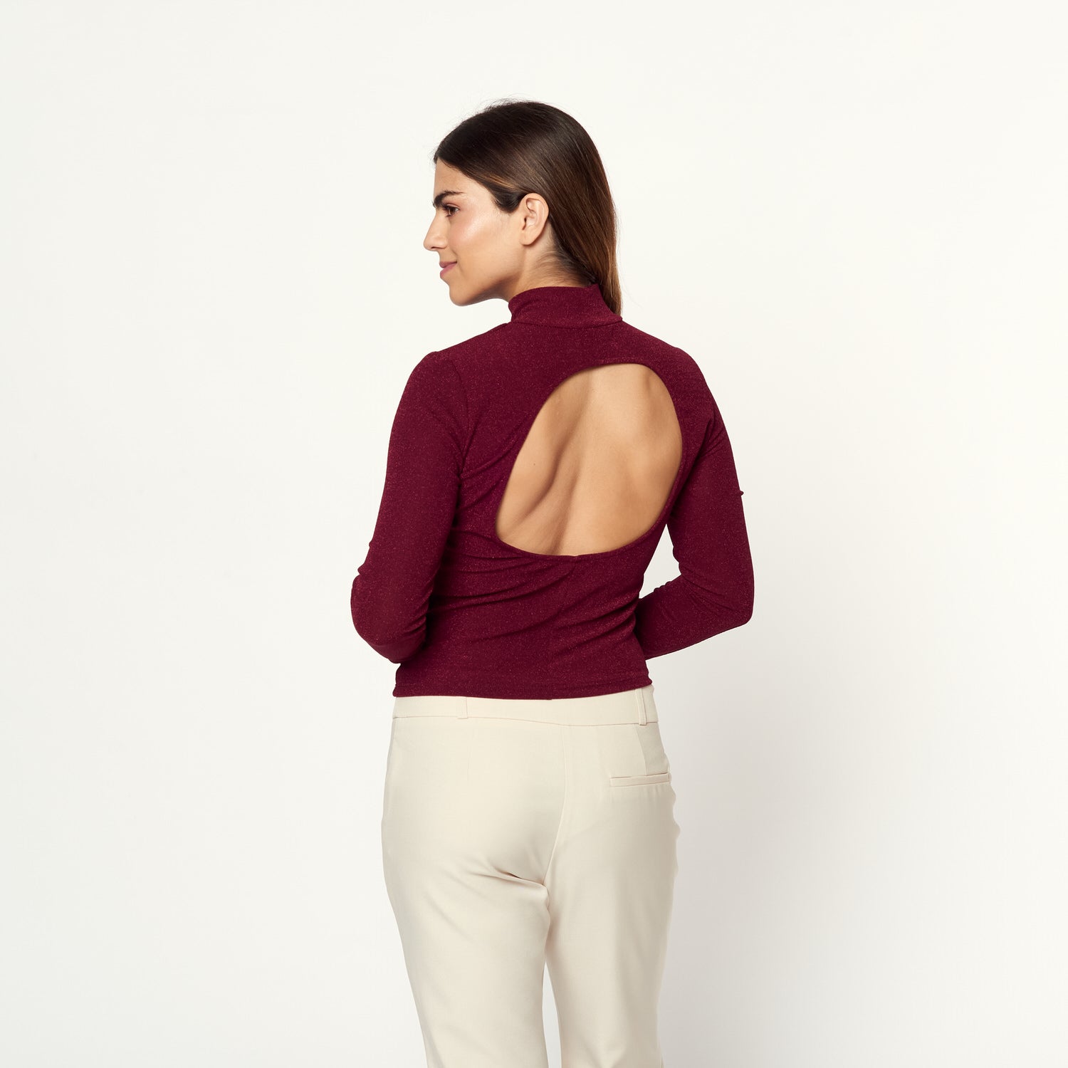 Polo Olivia Burgundy