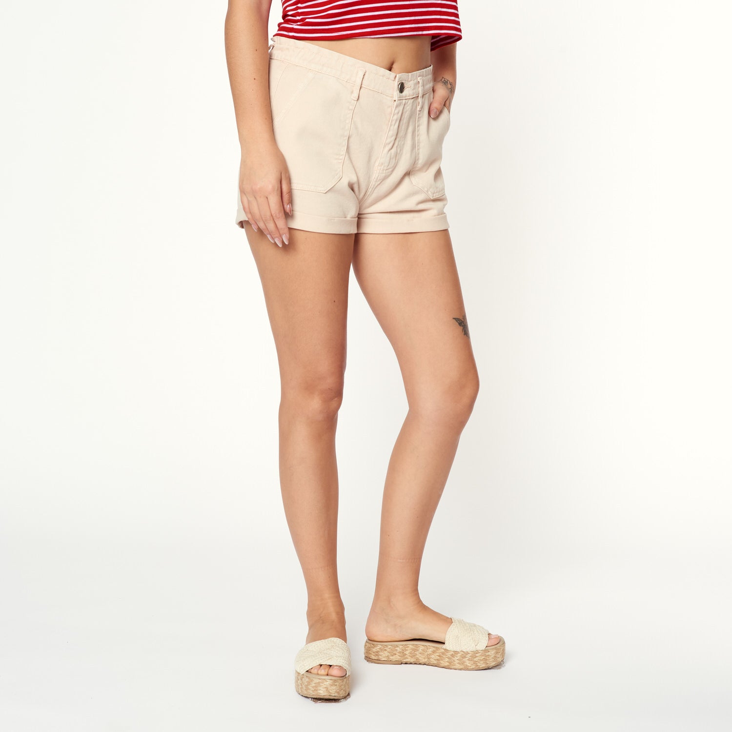 Short Cintura Crema