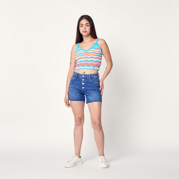 Short Colores Azul