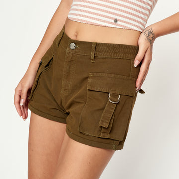 Short Fabiana Verde Militar