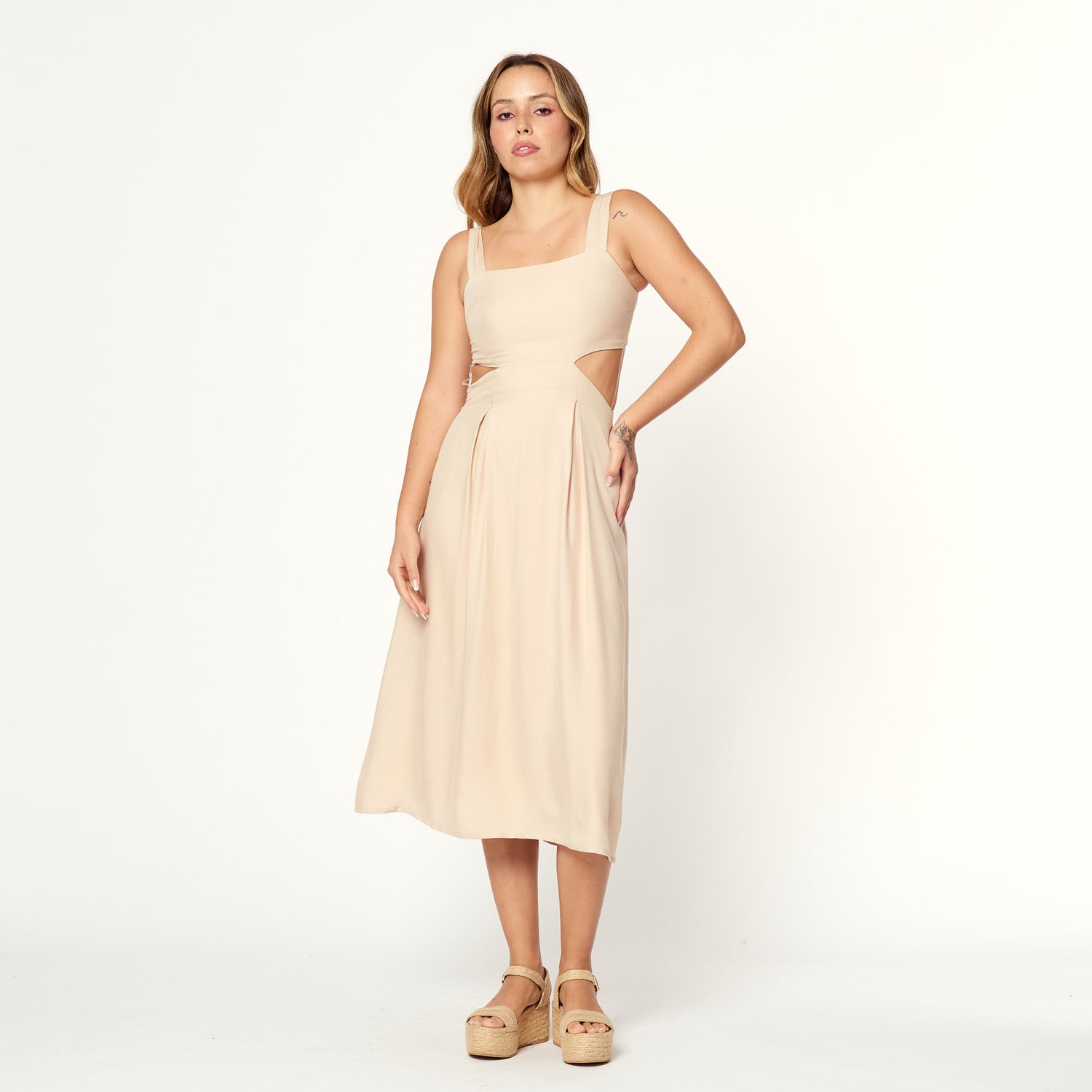 Vestido Amanda Crema