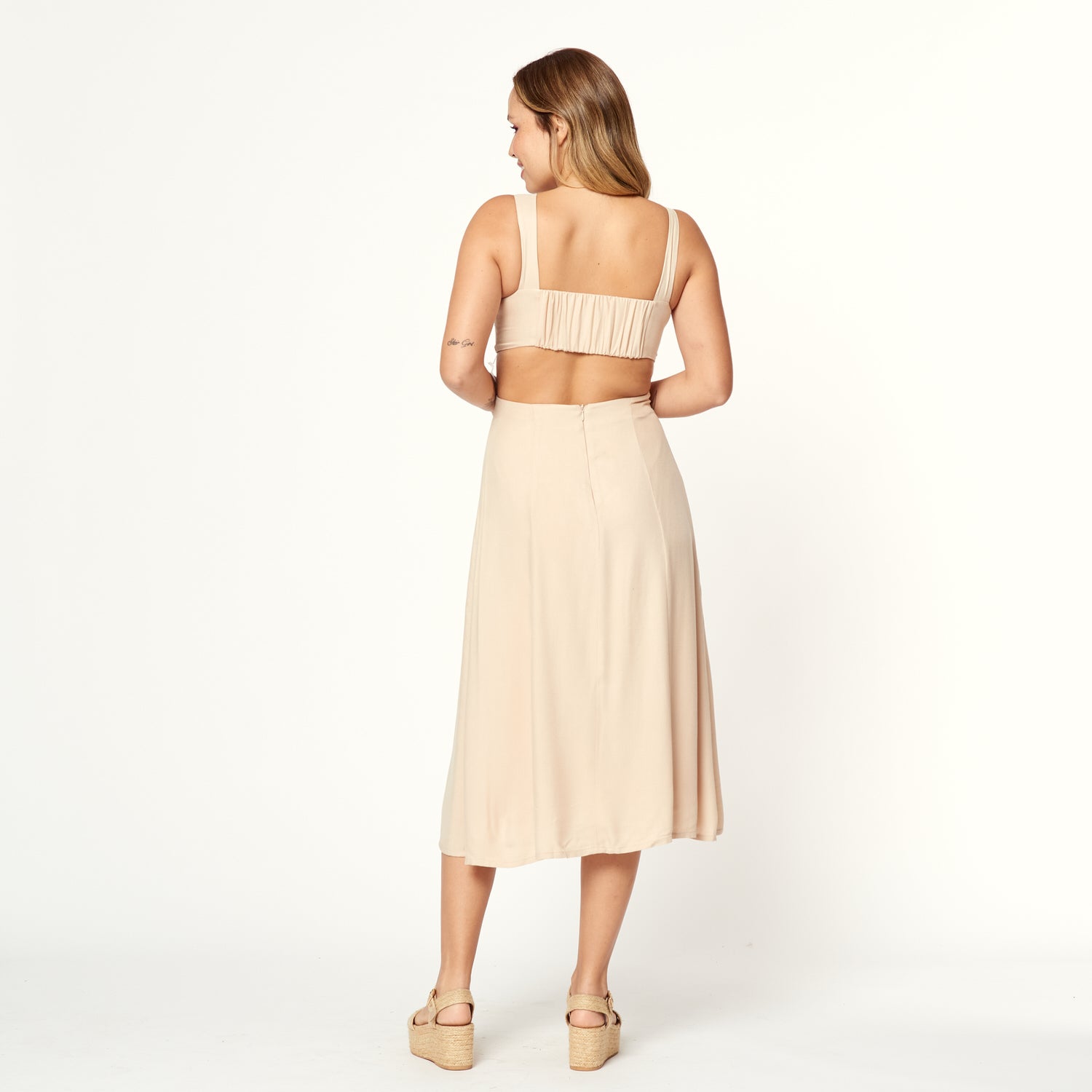 Vestido Amanda Crema