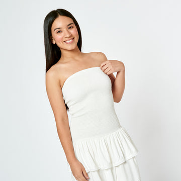 Vestido Andorra Hueso