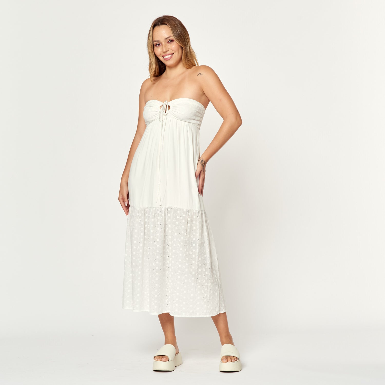 Vestido Bebita Hueso