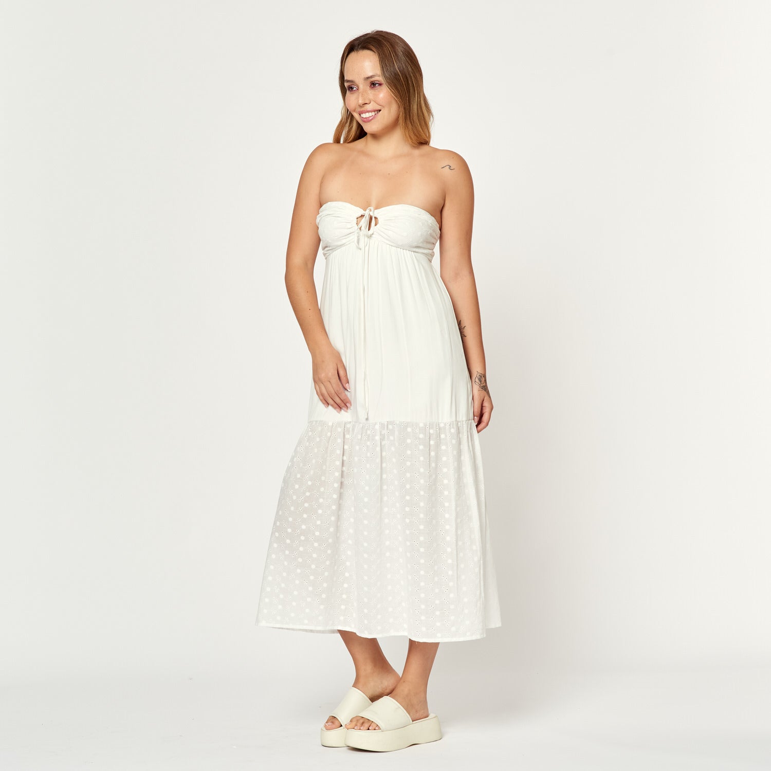 Vestido Bebita Hueso