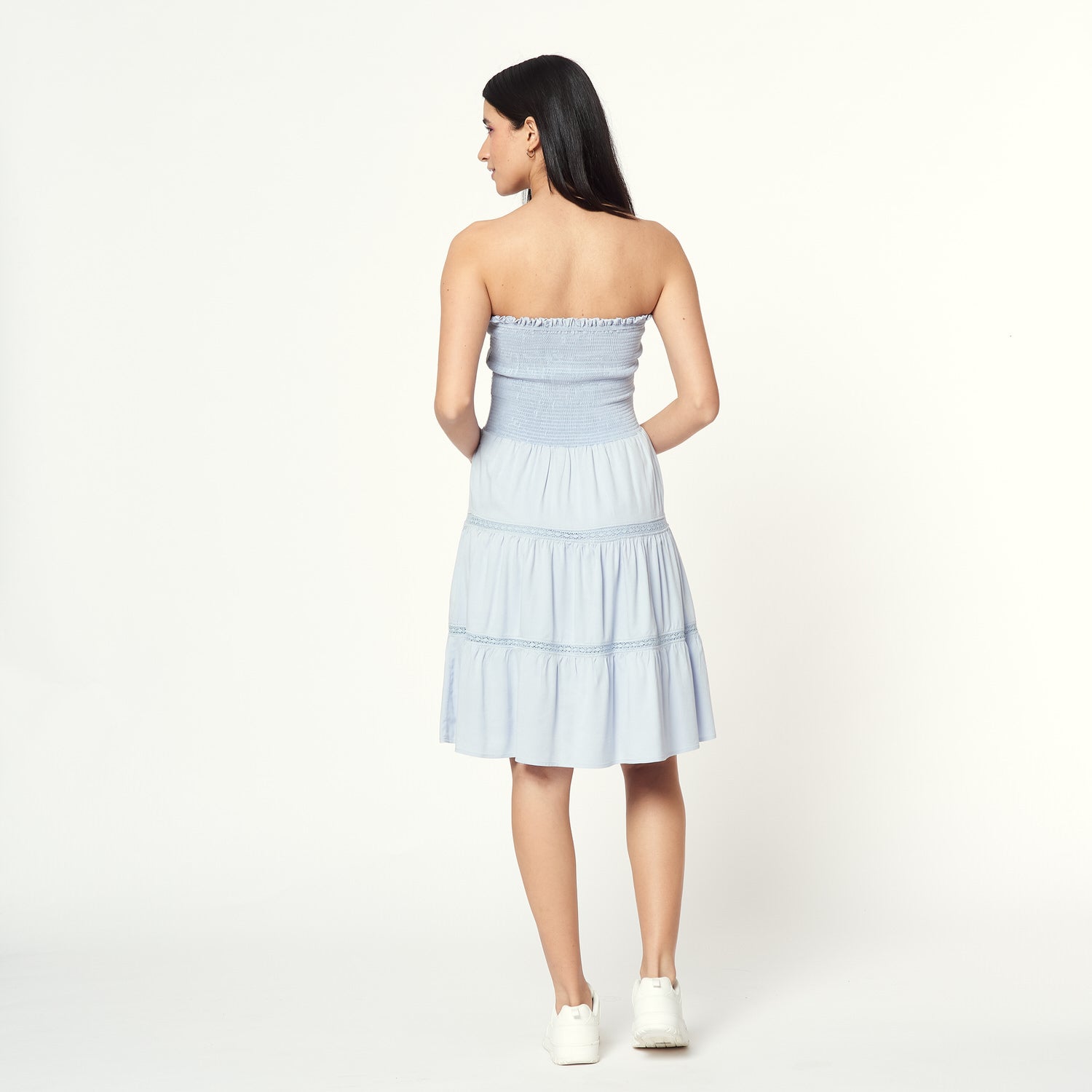 Vestido Borina Celeste