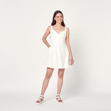 Vestido Elastico Hueso