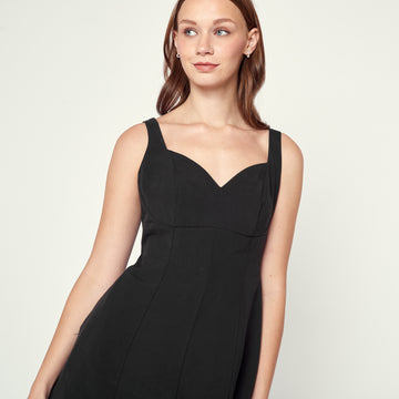 Vestido Elastico Negro