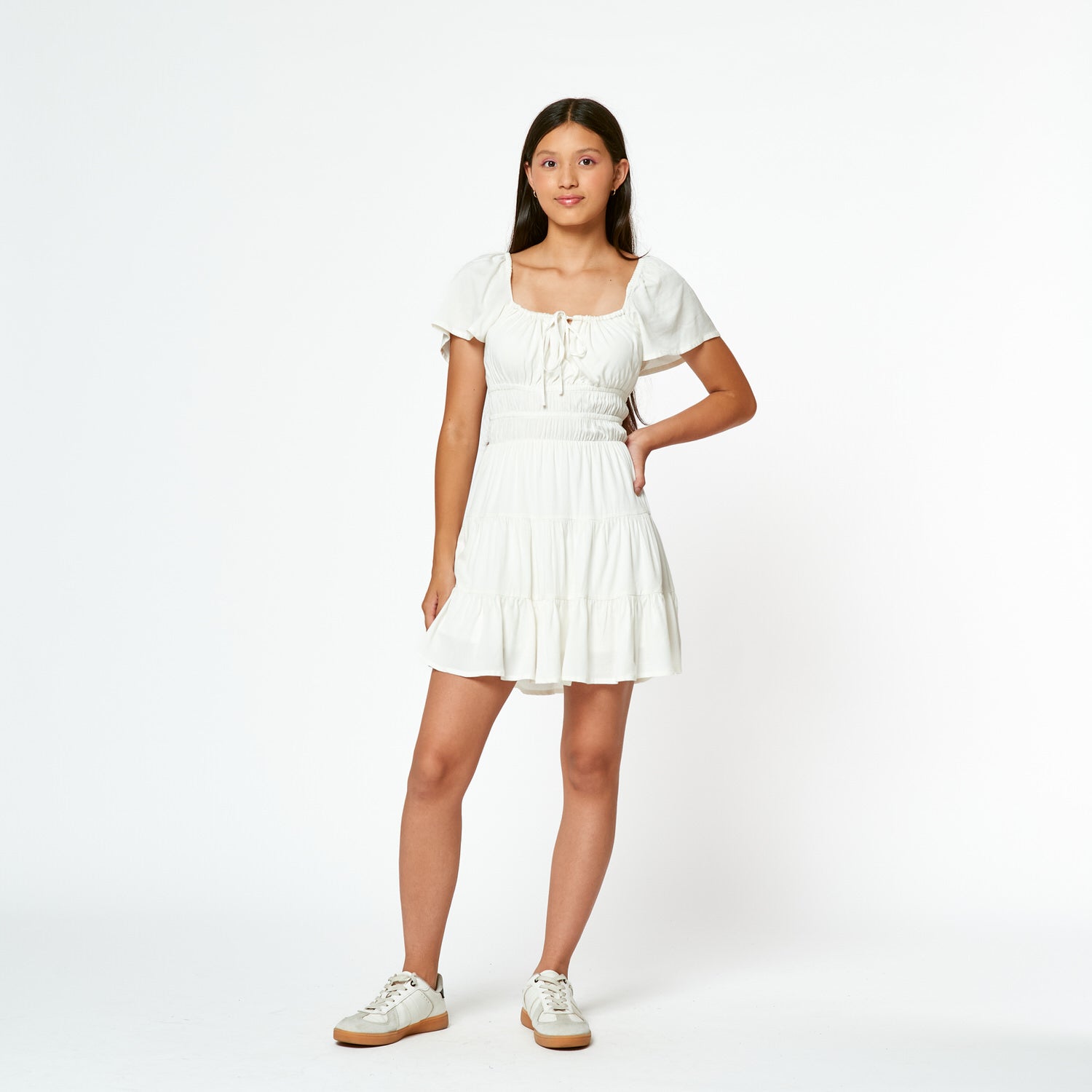 Vestido Lyndra Hueso