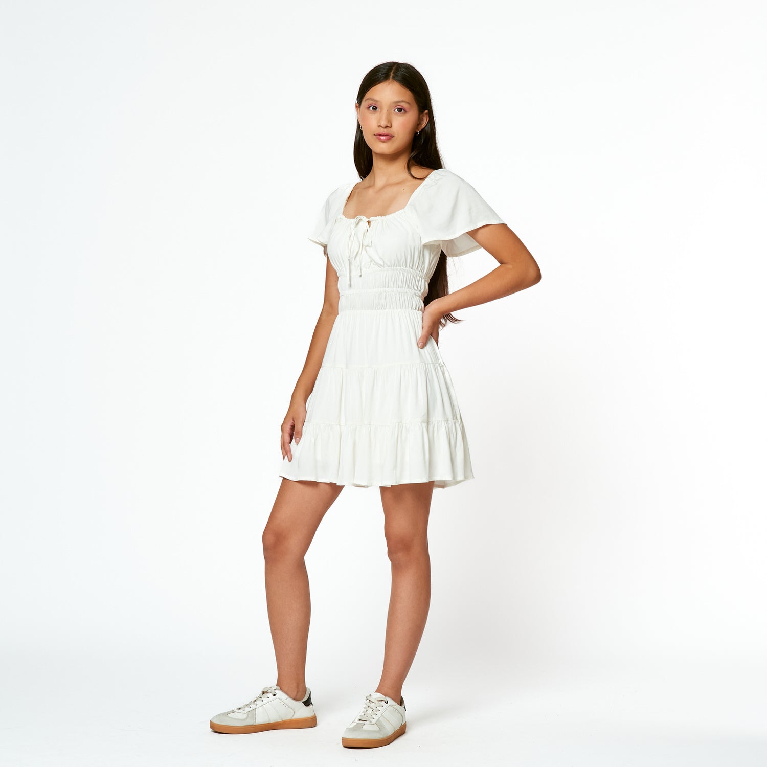 Vestido Lyndra Hueso