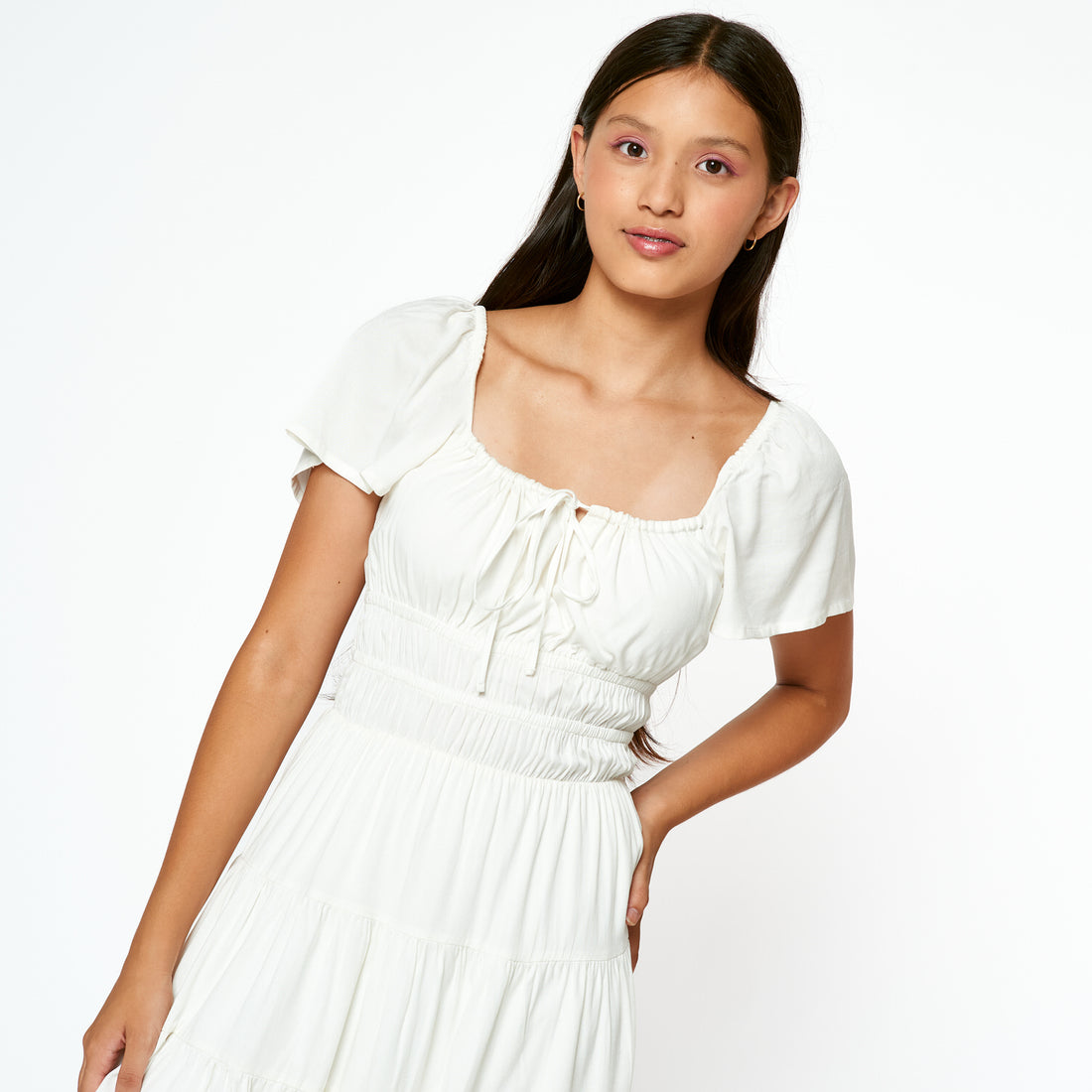 Vestido Lyndra Hueso