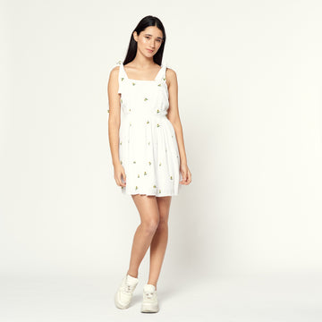 Vestido Margarita Hueso