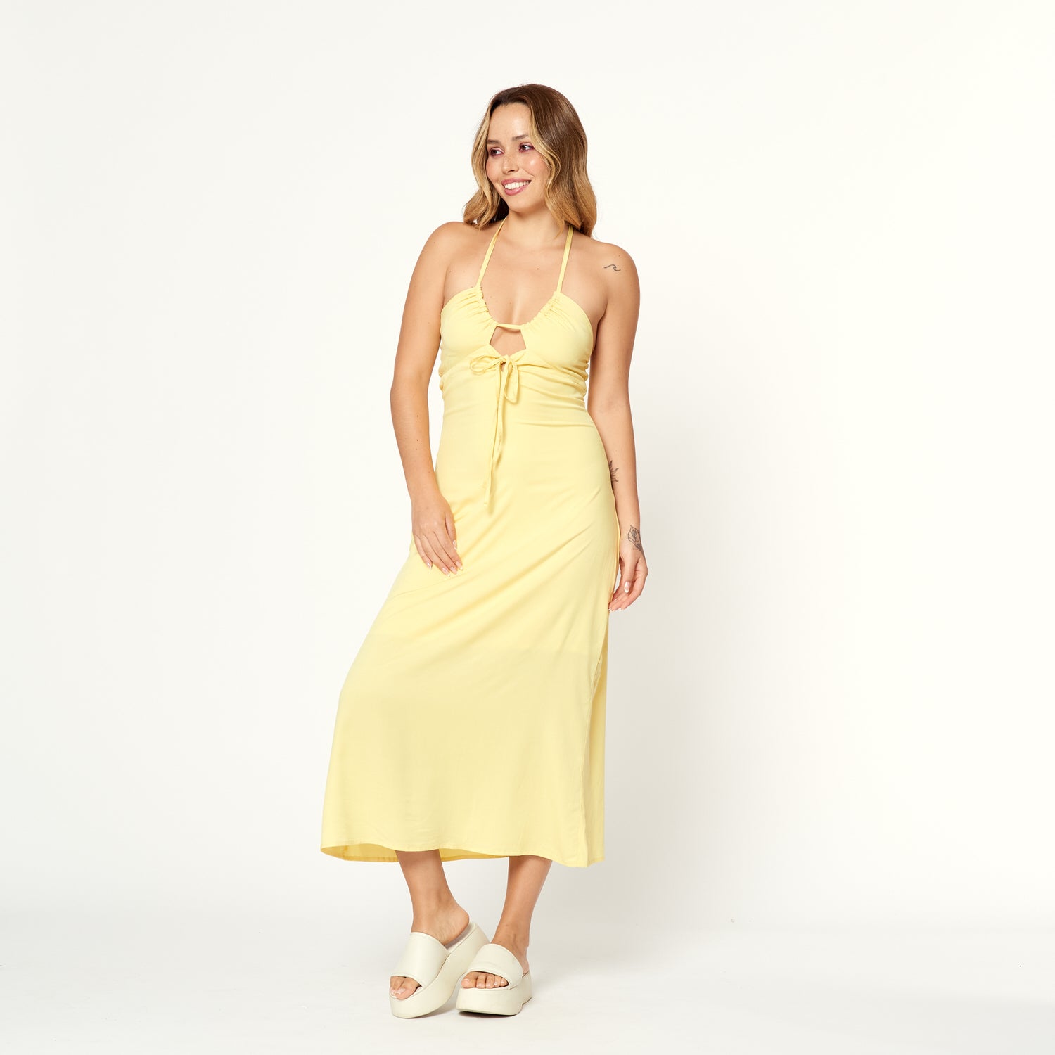 Vestido Meg Amarillo
