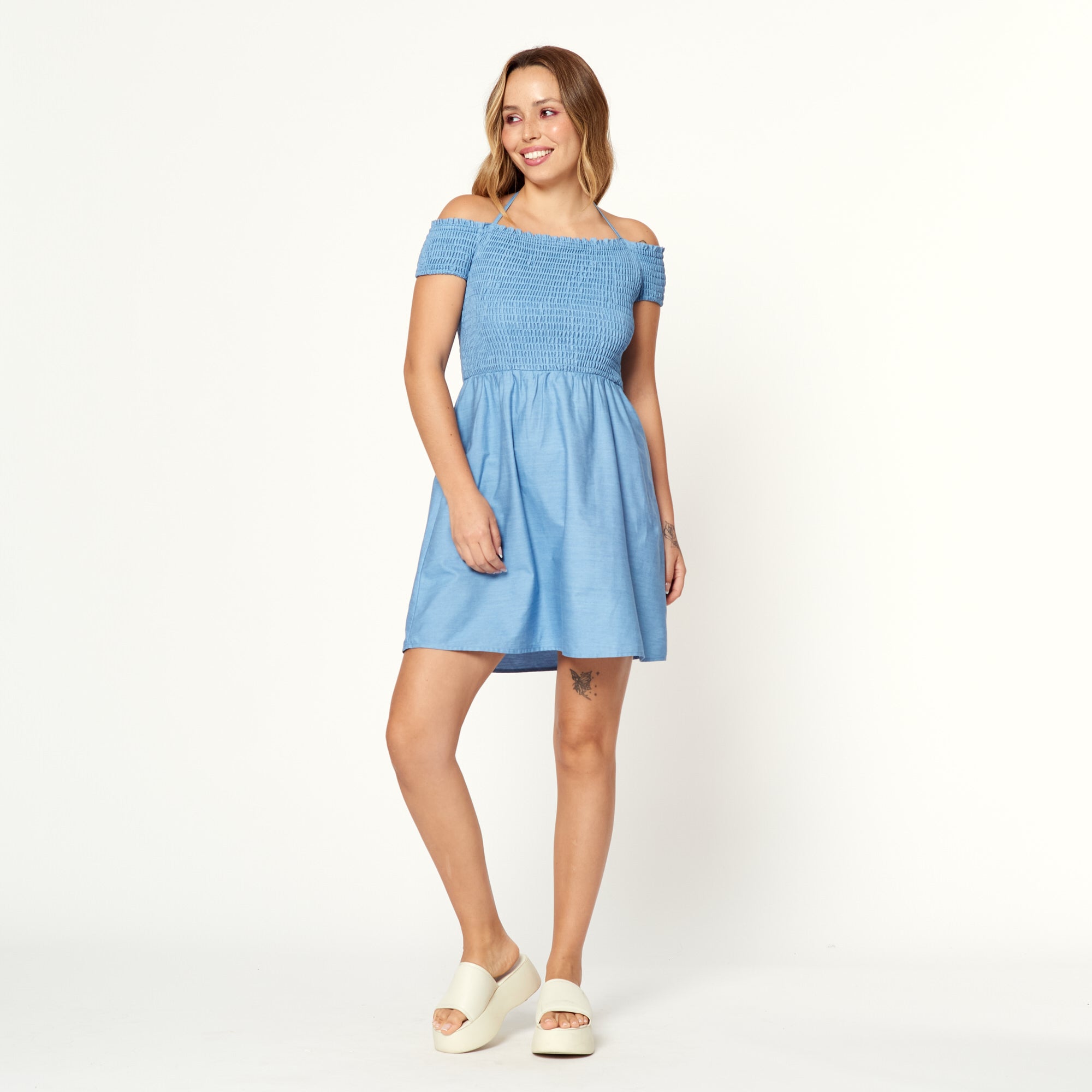 Vestido Queenie Celeste