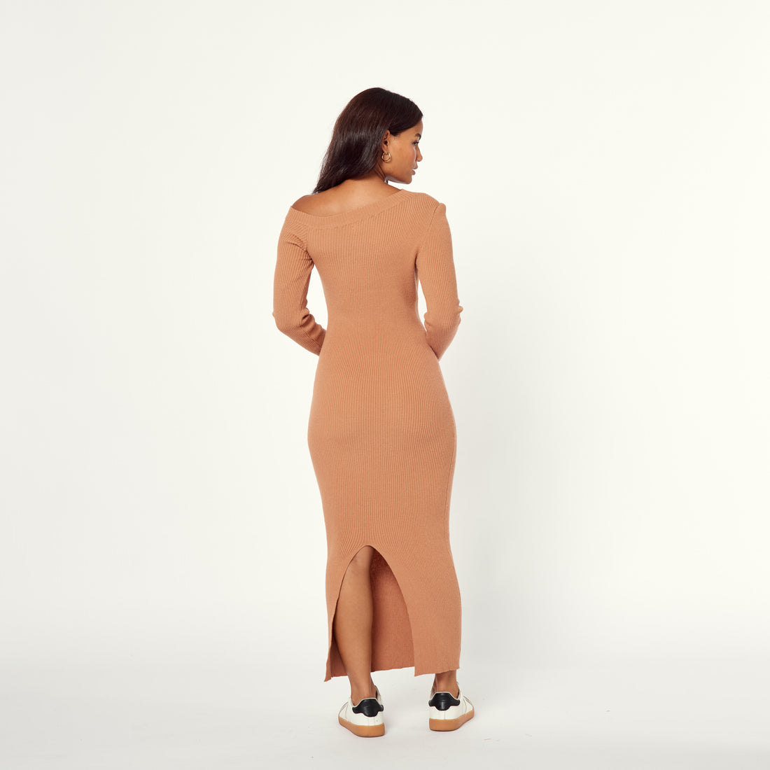 Vestido Sandra Camel