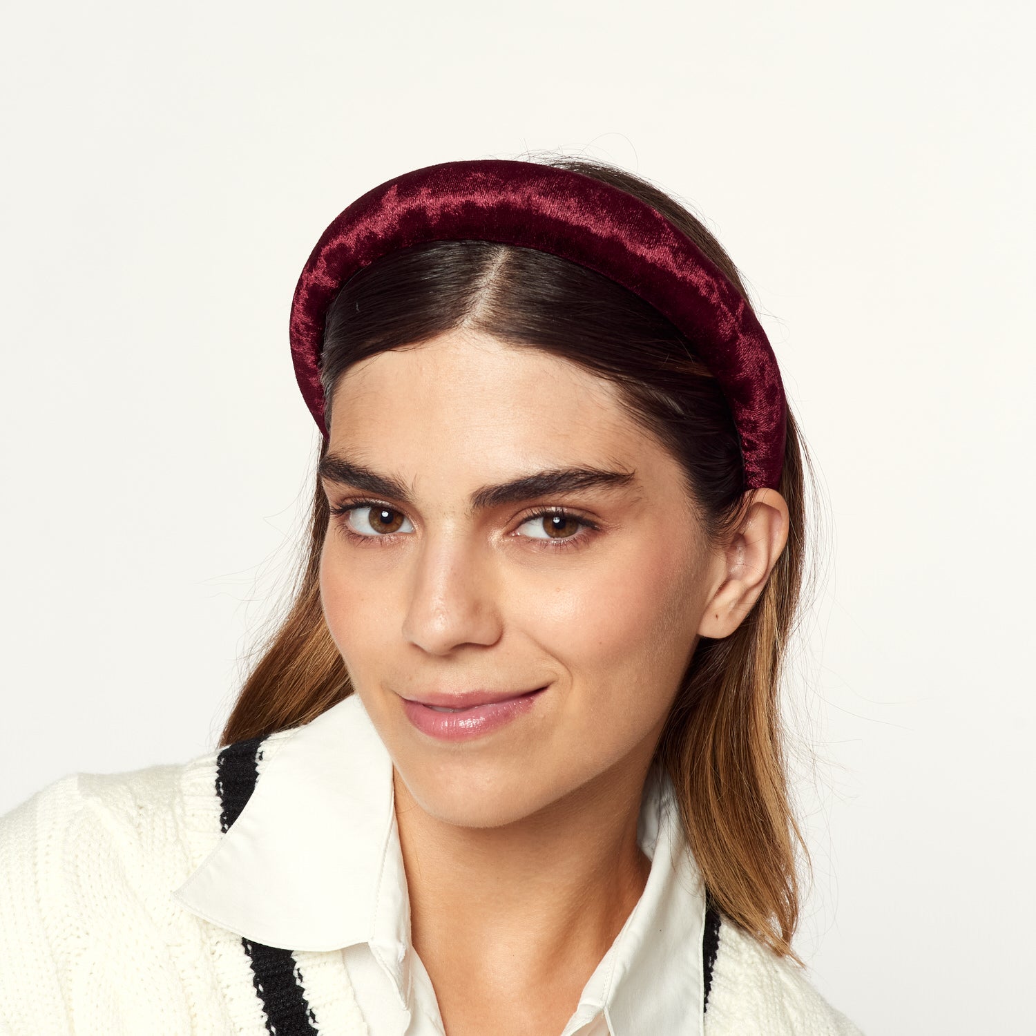 Vincha Preppy Burgundy