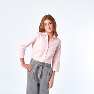 Blusa Camisera Rosado