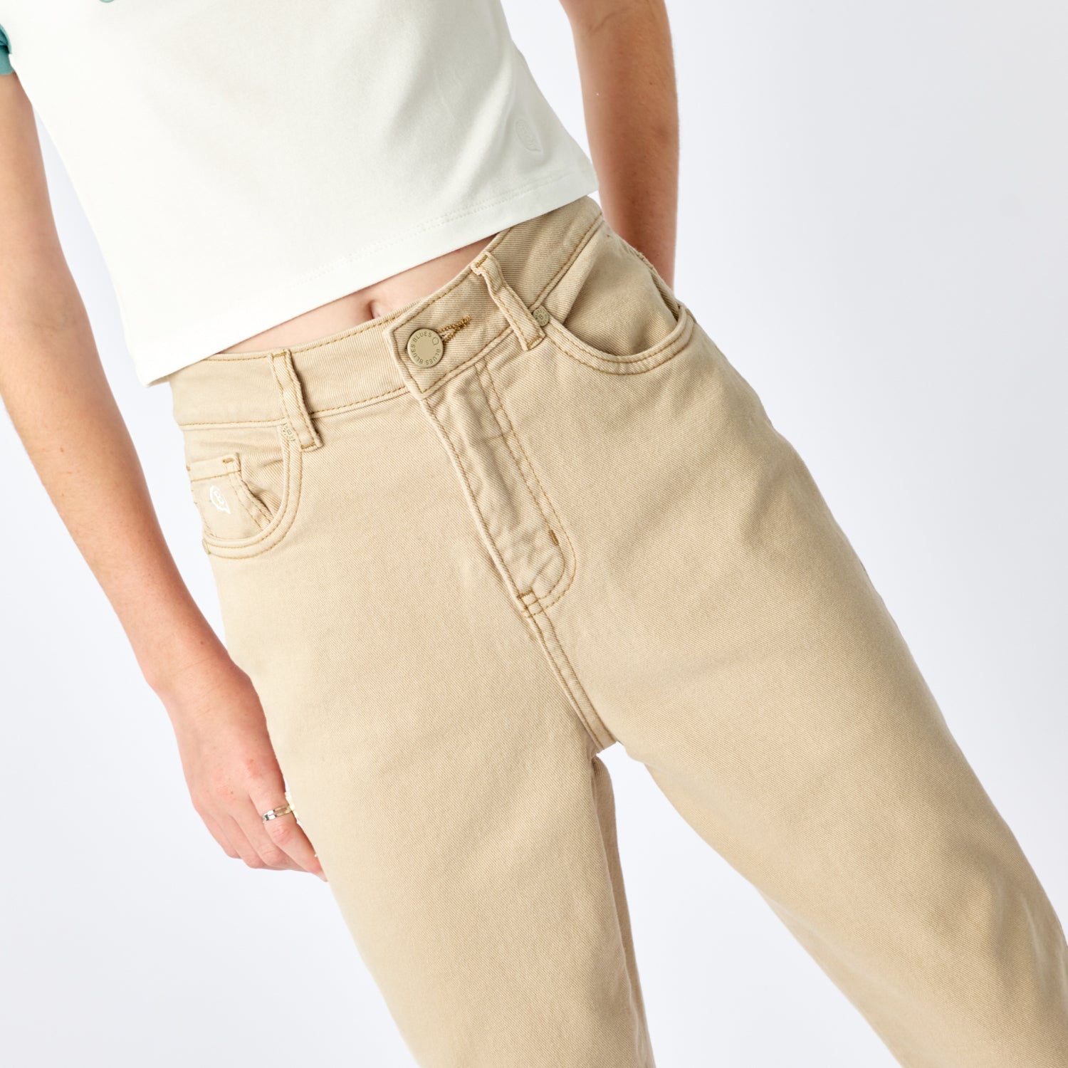 Pantalon Skinny Always On Beige