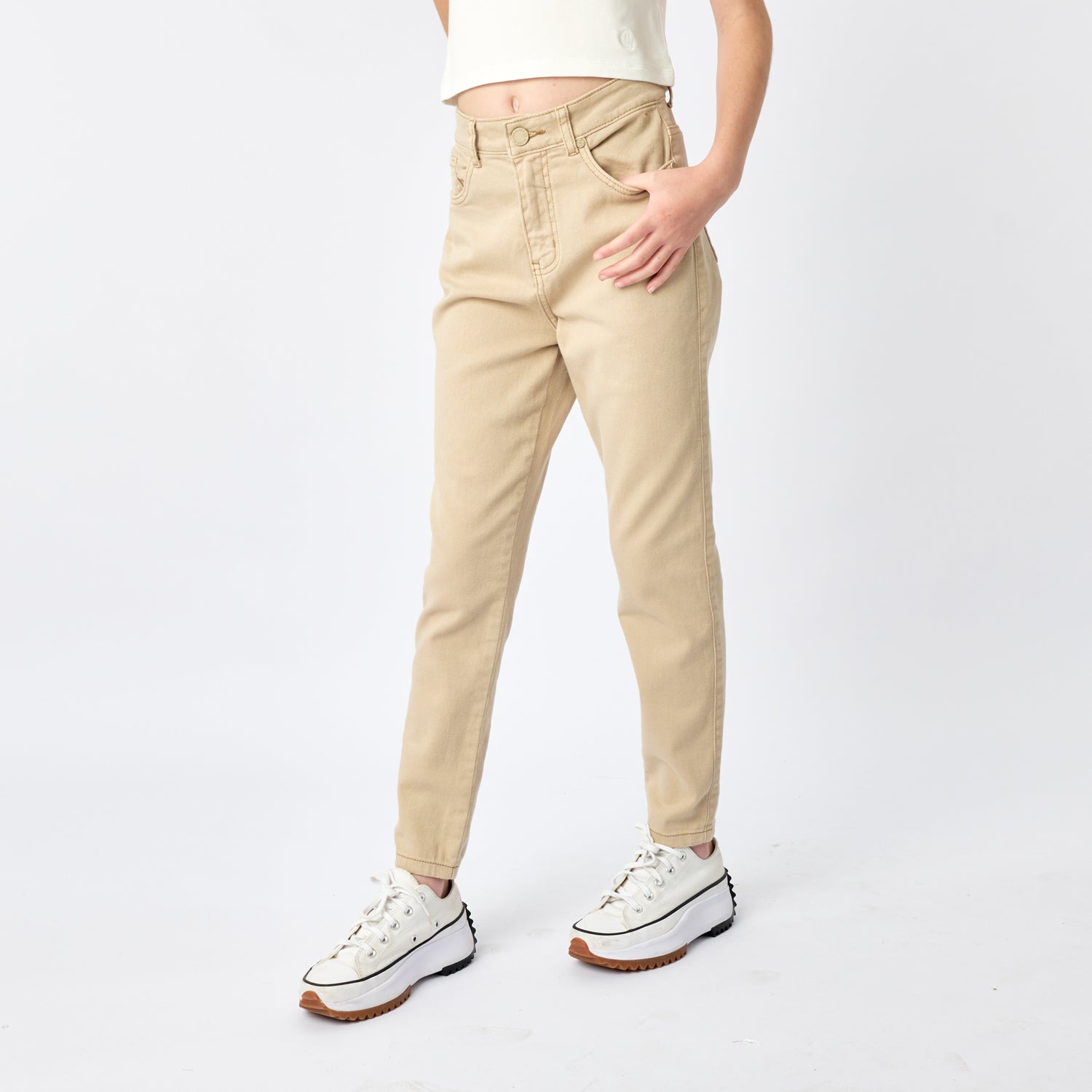Pantalon Skinny Always On Beige
