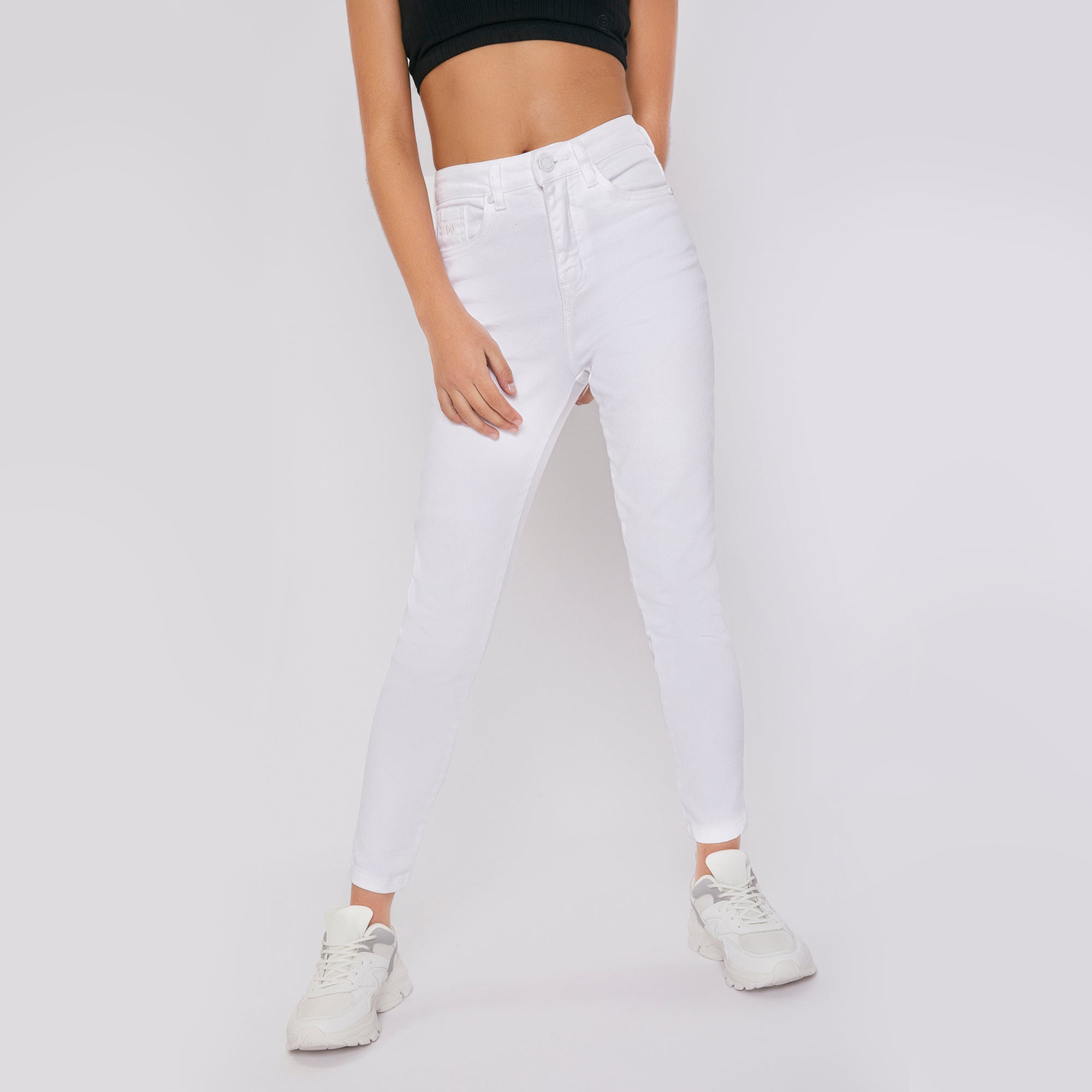 Pantalon Skinny Always On Blanco